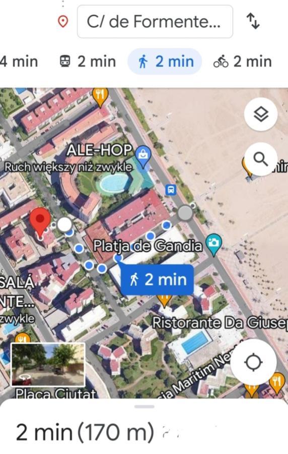 Ferienwohnung Ola Marina Solo Familias Playa de Gandia Exterior foto