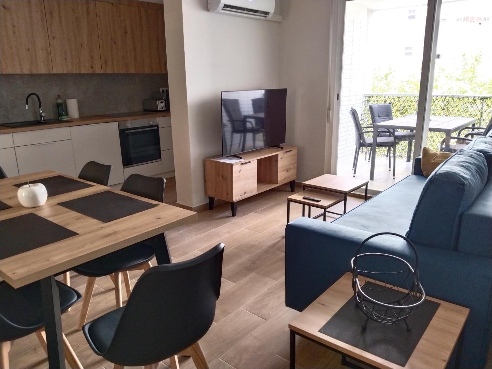 Ferienwohnung Ola Marina Solo Familias Playa de Gandia Exterior foto