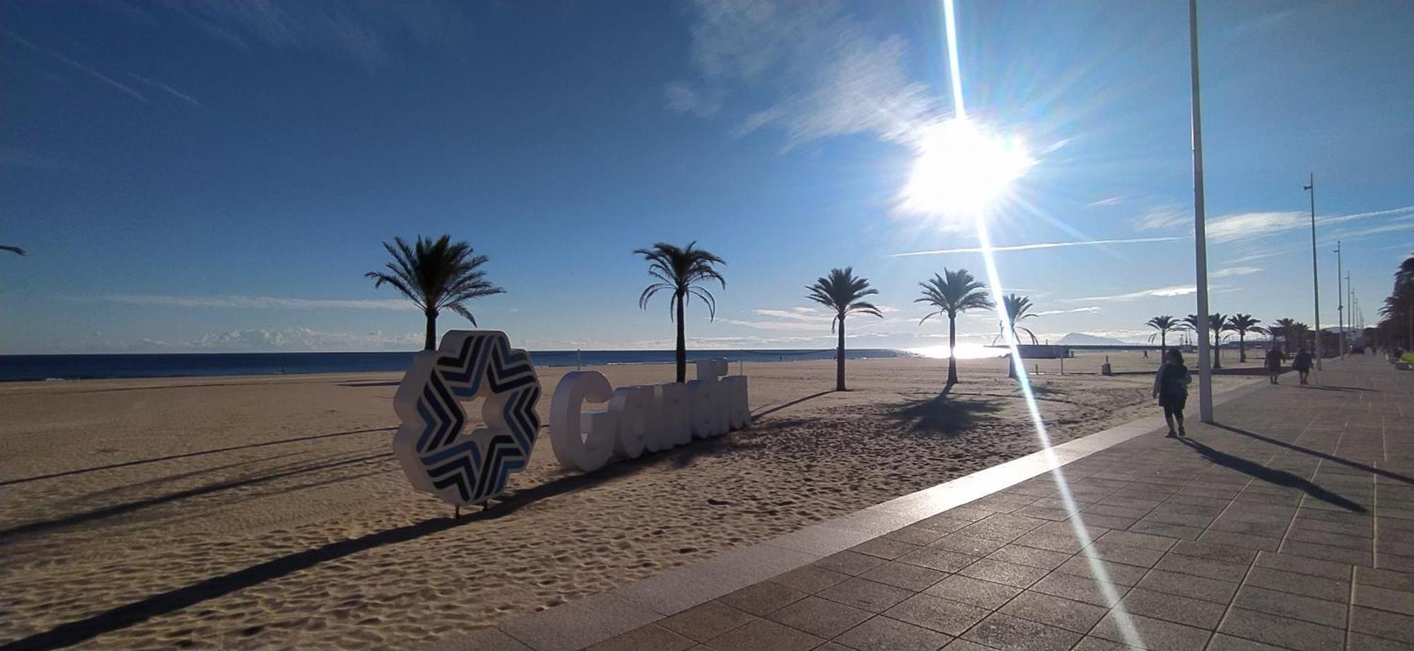 Ferienwohnung Ola Marina Solo Familias Playa de Gandia Exterior foto